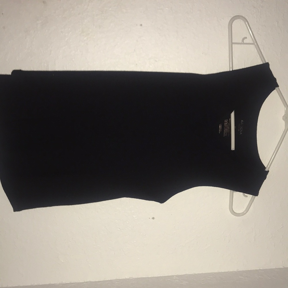 Black tank top